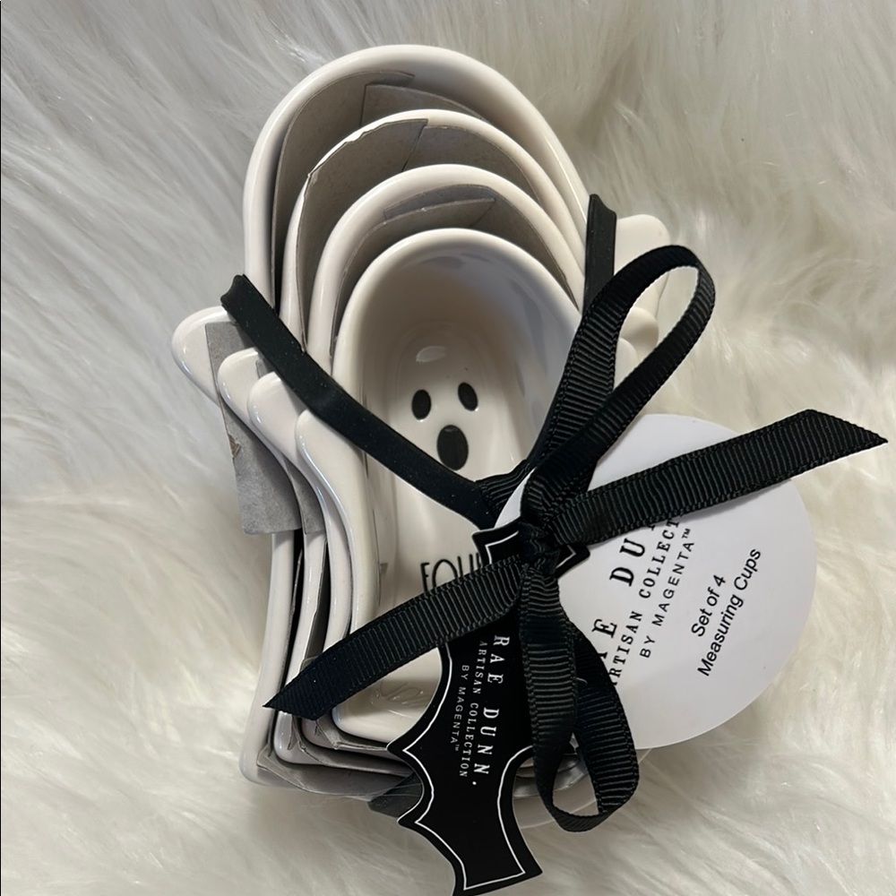 Rae Dunn ceramic Ghost Measuring Cups. Super cute!